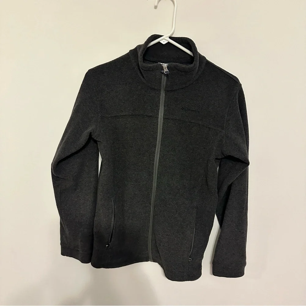 Columbia Fleece Jacket in Gray large 14/16
